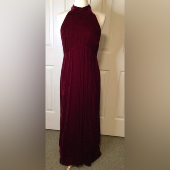 Velvet Long Dress - Picture 1 of 6